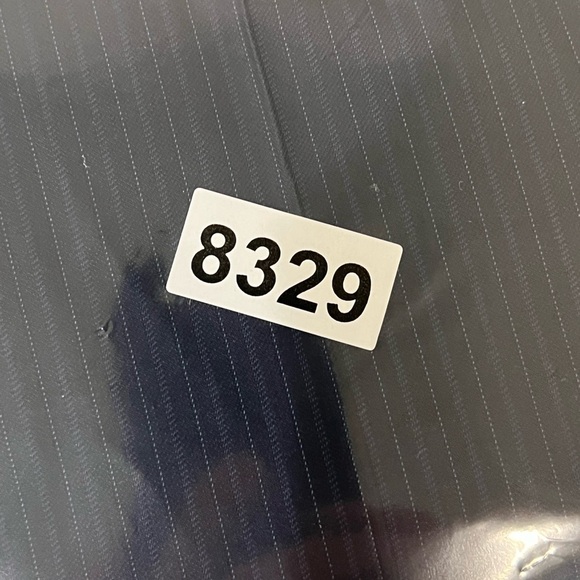 Ermenegildo Zegna 44R Lux Wool & Silk Blend Navy Pinstripe Suit - Picture 12 of 12